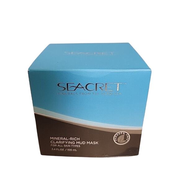 Seacret Mineral Rich Clarifying Mud Mask 3.4oz Minerals from the Dead Sea NEW - Picture 1 of 3